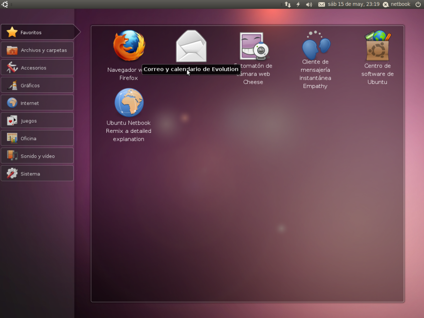 Ubuntu 10.04 Lucid Lynx Netbook Edition